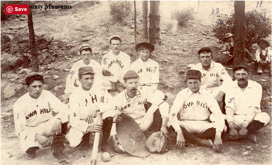 1800s Iowa Hill Baseball
